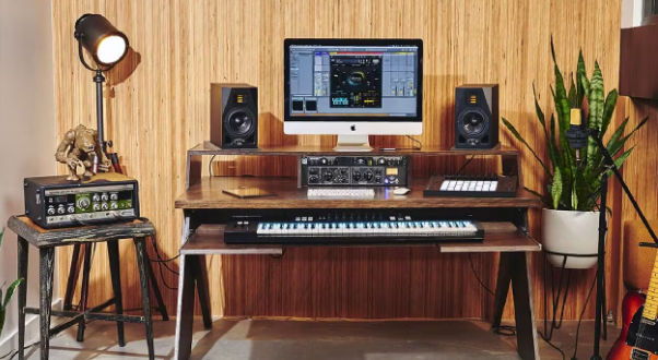 Professional-grade Music Workstation Desk with Ergonomic Keyboard Tray for Producers and Composers post thumbnail image
